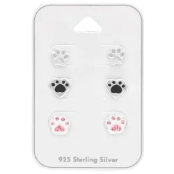 tassu nappikorvakorut  hopea - Little Ones