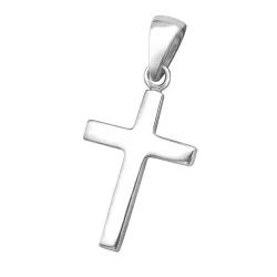11 x 15 mm risti riipus  hopeaa