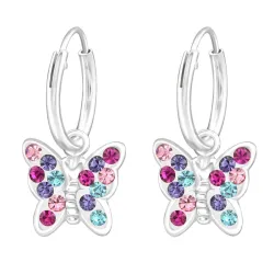 perhoset monivärisiä rengas  hopea - Little Ones