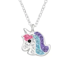 yksisarvinen kaulaketju hopeaa - Little Ones