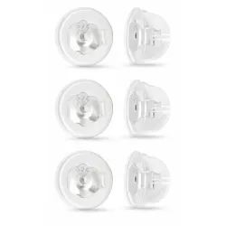 3 paria perhonen  hopea