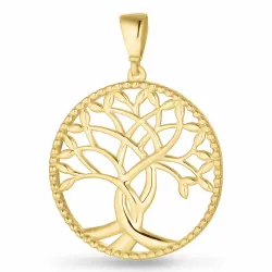 20 mm elämänpuu riipus  9 karaatin kultaa - Gold Collection