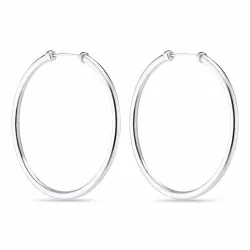 35 mm pyöreitä rengas  hopeaa