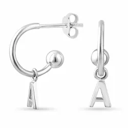 a-kirjain rengaskorvakorut  hopea - My Letter