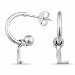 l-kirjain rengaskorvakorut  hopea - My Letter