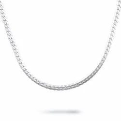 victoriakaulaketju hopeaa 42 cm  plus 5 cm x 1,4 mm