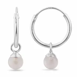 12 mm roosa kvartsi rengas  hopea - Loom Stones