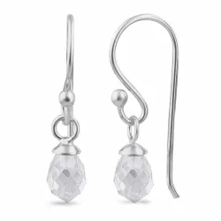 valkoinen zirkoni ear lines  hopeaa - Loom Stones