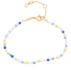 Hultquist Paisley helmi rannekoru  kullattua hopeaa