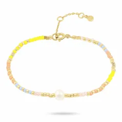 Hultquist Alaina rannekoru  kullattua hopeaa monivärinen kivi