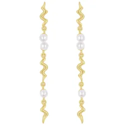 Nava Nisa korvarenkaat  kullattua hopeaa