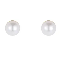 Nava Mira Petite helmi nappikorvakorut  kullattua hopeaa