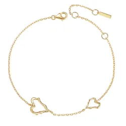 Nava Nola rannekoru  kullattua hopeaa