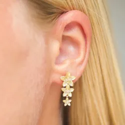 Nava Tiara korvarenkaat  kullattua hopeaa