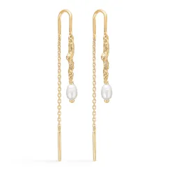 Studio Z Tangled helmi ear lines  kullattua hopeaa