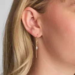 Studio Z Tangled helmi ear lines  kullattua hopeaa