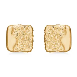 Studio Z Edge korvarenkaat  kullattua hopeaa