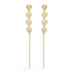 Studio Z Element nappikorvakorut  kullattua hopeaa