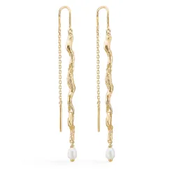 Studio Z Tangled ketjukorvakorut  kullattua hopeaa