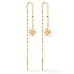 Studio Z Ocean Aura ear lines  kullattua hopeaa