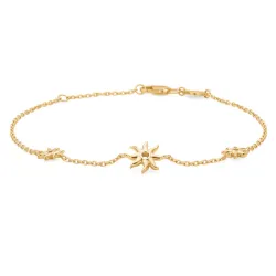 Studio Z Ocean Aura rannekoru  kullattua hopeaa