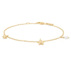 Studio Z Starfish Lustre rannekoru  kullattua hopeaa