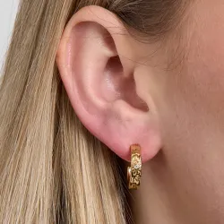 Studio Z Marena rengaskorvakorut  kullattua hopeaa valkoinen zirkoni