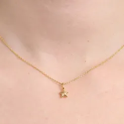 Studio Z Shiny Star kaulaketju  kullattua hopeaa