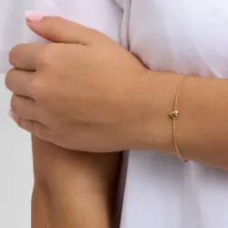 Studio Z Amour Heart rannekoru  kullattua hopeaa