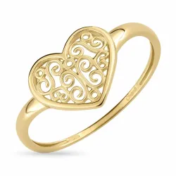 sydän sormus 9 karaatin kultaa - Gold Collection