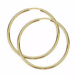 40 mm Scrouples rengas  kullattua hopeaa