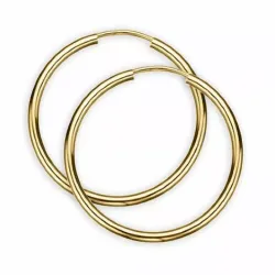 30 mm Scrouples rengas  kullattua hopeaa