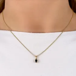 safiiri riipus 14 karaatti kultaa 0,26 ct