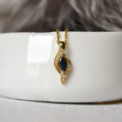 safiiri timanttiriipus 14 karaatti kultaa 0,04 ct 0,34 ct