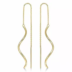 Støvring Design ear lines  9 karaatin kultaa