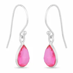 pitkät pisara korvarenkaat  hopea - Loom Stones