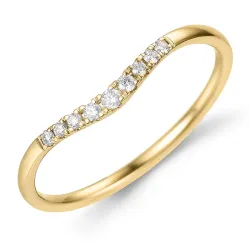 timantti sormus 9 karaatin kultaa 0,09 ct - Simple Diamonds