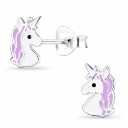 yksisarvinen lasten korvakorut  hopea - Little Ones