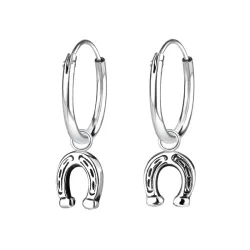 12 mm hevosenkenkä rengas  hopea - Little Ones