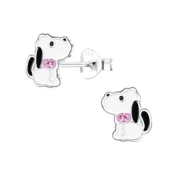 koirat lasten korvakorut  hopea - Little Ones