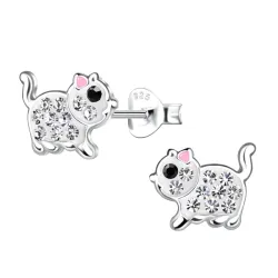 kissat lasten korvakorut  hopea - Little Ones