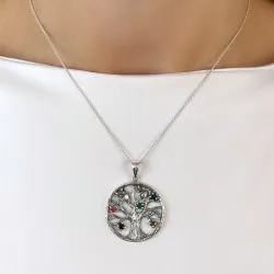 elämänpuu riipus  hopeaa