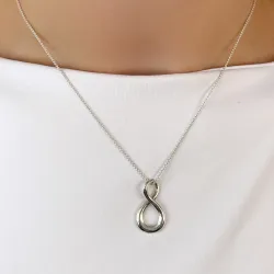 ääretön riipus  hopeaa