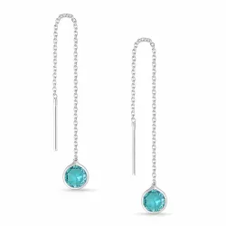 pitkät ketjukorvakorut  hopea