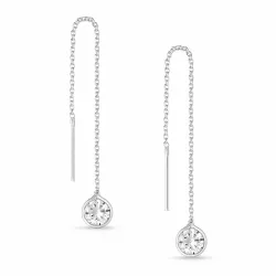 pitkät ketjukorvakorut  hopea