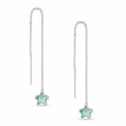 pitkät ketjukorvakorut  hopea