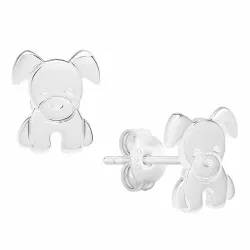koirat nappikorvakorut  hopeaa - Little Ones