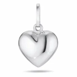9 x 11 mm sydän riipus  hopeaa