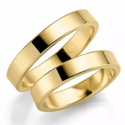 4 mm vihkisormusta 14 karaatin kultaa - setit