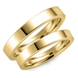 3 mm vihkisormusta 9 karaatin kultaa - setit